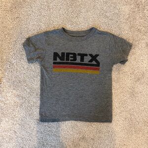 NBTX Toddler Gray Graphic T-Shirt size 3T New Braunfels Shirt